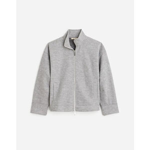 NWT Madewell Relaxed Mockneck Knit Jacket in gray size XXS